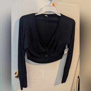Old Navy Cropped Elegant Black Women's Top